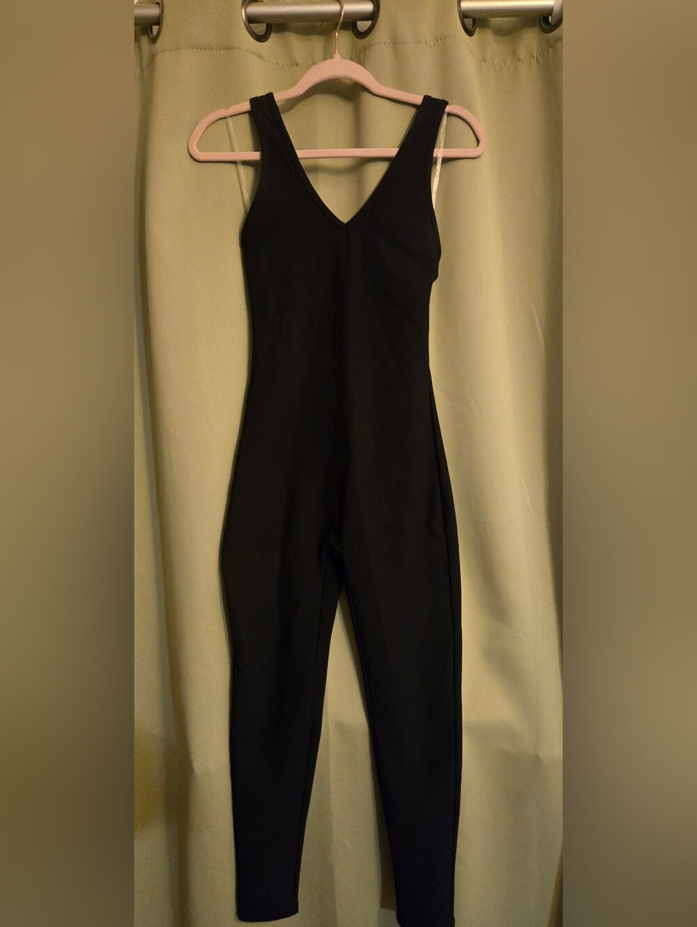 Kyodan Black V-Neck Sleeveless Jumpsuit